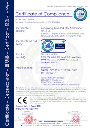 CE certificate